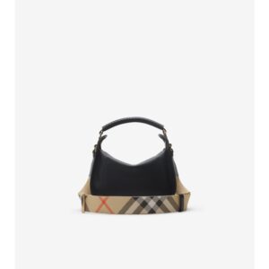 Small B Clip Messenger Bag Black - Image 5