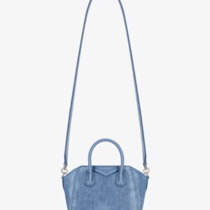 Antigona Toy bag in washed denim - Image 3
