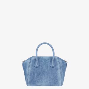 Antigona Toy bag in washed denim - Image 5