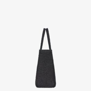 Medium G-Tote bag in raffia - Image 3