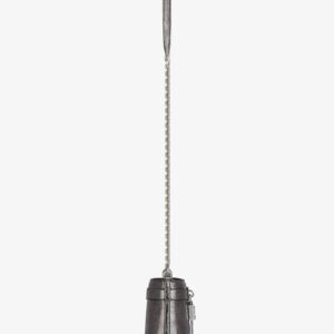 Micro Shark Lock bucket bag in laminated leather - Image 3