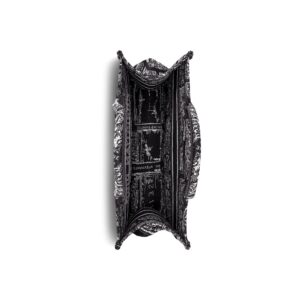 Medium Dior Book Tote Black and White Plan de Paris Embroidery (36 x 27.5 x 16.5 cm) - Image 4