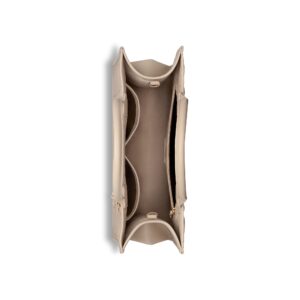Medium Dior Book Tote Desert Taupe Macrocannage Calfskin (36.5 x 28 x 16.5 cm) - Image 4