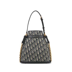 Medium C'est Dior Bag Blue Dior Oblique Jacquard - Image 4